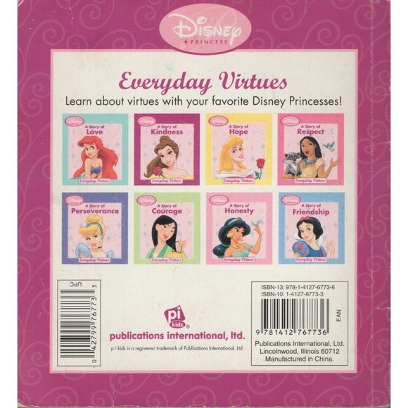 Disney Princess A Story of Kindness by Lisa Harkrader Children Kids Literature - Picture 2 of 2